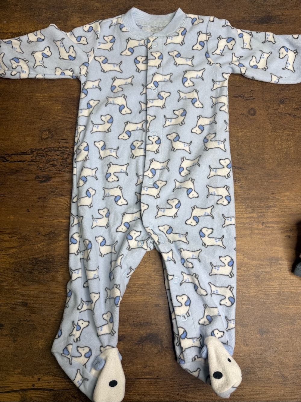 ⭐️5 for $20⭐️ Carters Blue Puppy Print Footed One-Piece for Kids 3-6M